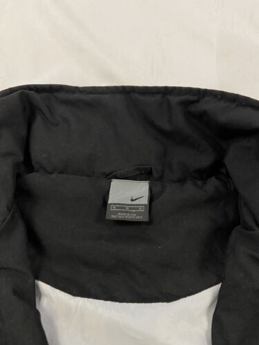 Vintage Nike Windbreaker Light Jacket Size Medium Black Embroidered Swoosh