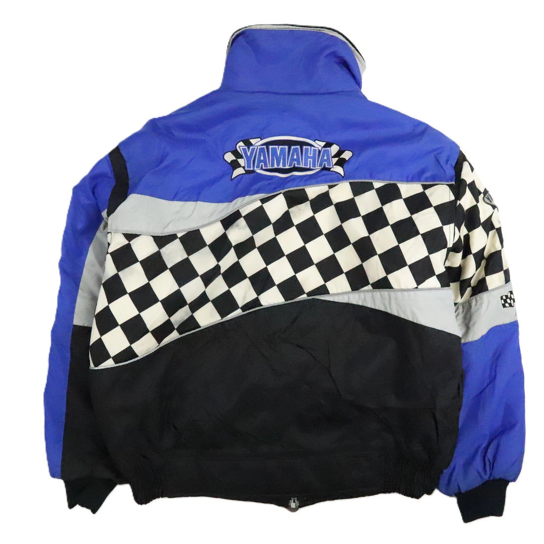 Vintage Yamaha Snowmobile Racing Jacket Size XL Insulated Blue