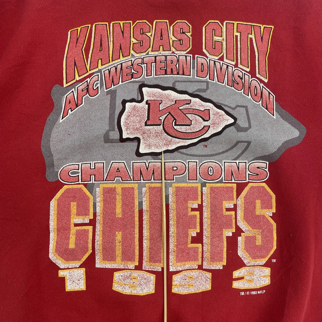 Vintage Kansas City Chiefs Sweatshirt Size XL 1993 90s NFL