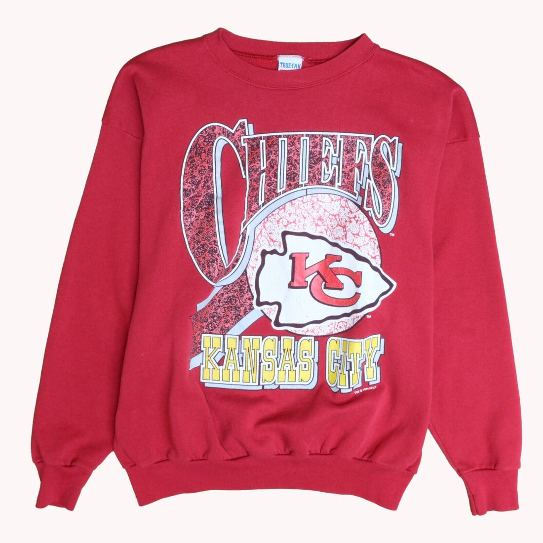 Vintage Kansas City Chiefs Sweatshirt Crewneck Size XL 1994 90s NFL