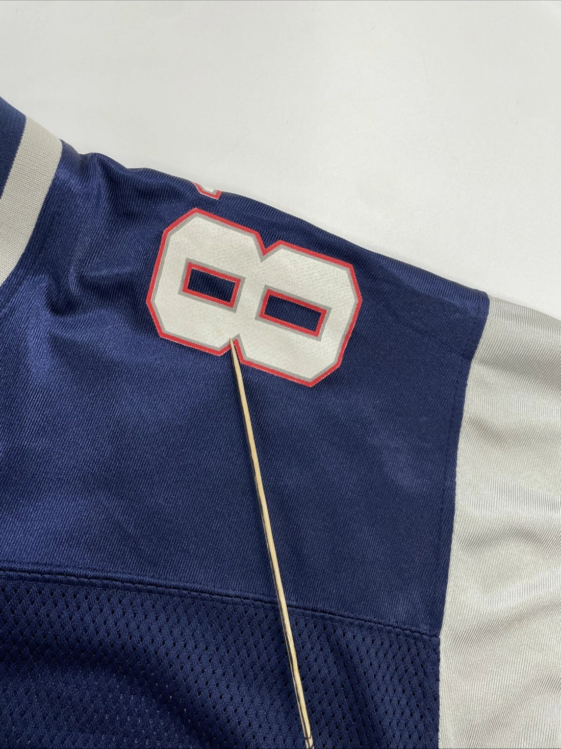 Vintage Bethel Johnson New England Patriots Reebok Jersey Size XL NFL