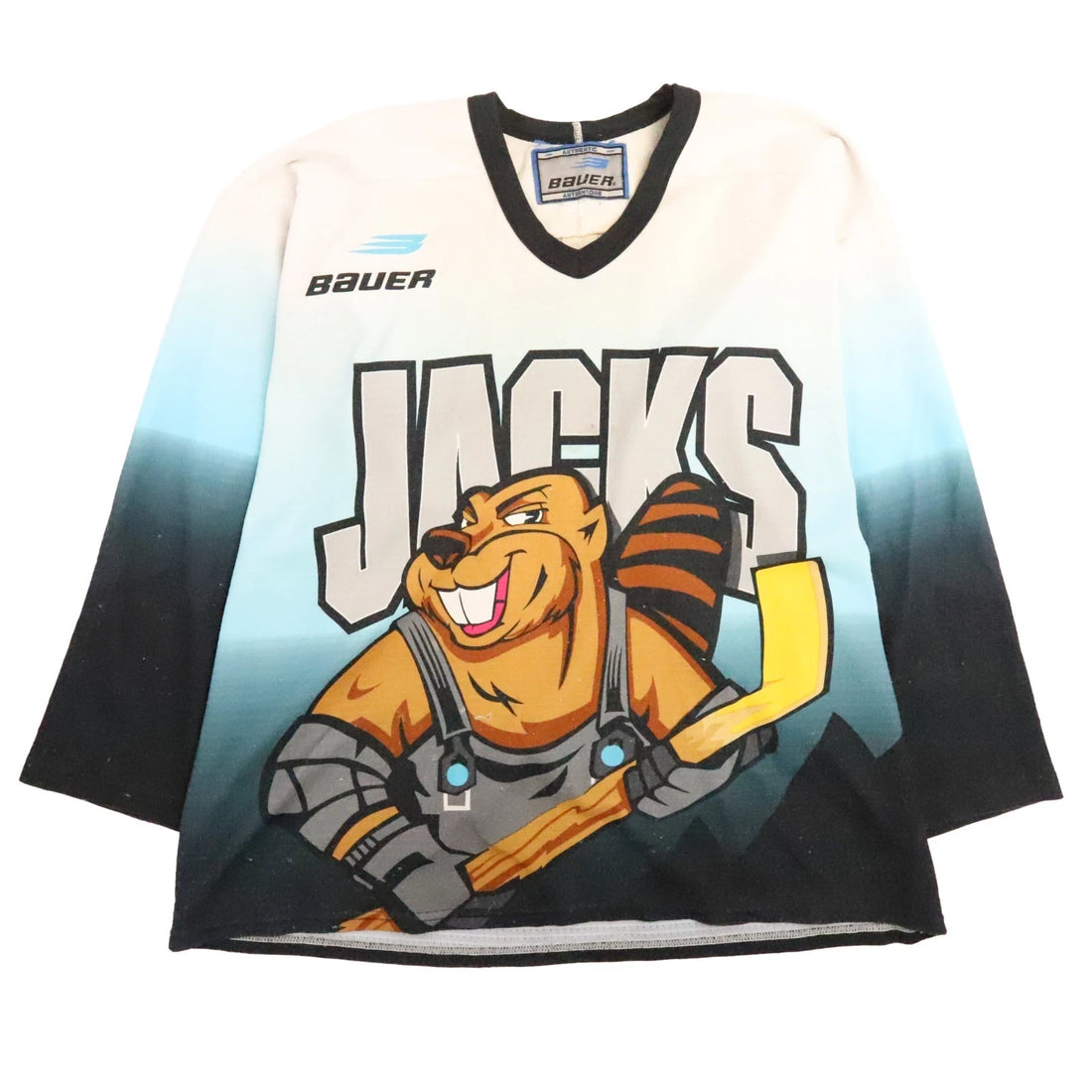 Vintage Cleveland Lumberjacks Hockey Jersey Size XL All Over Print IHL