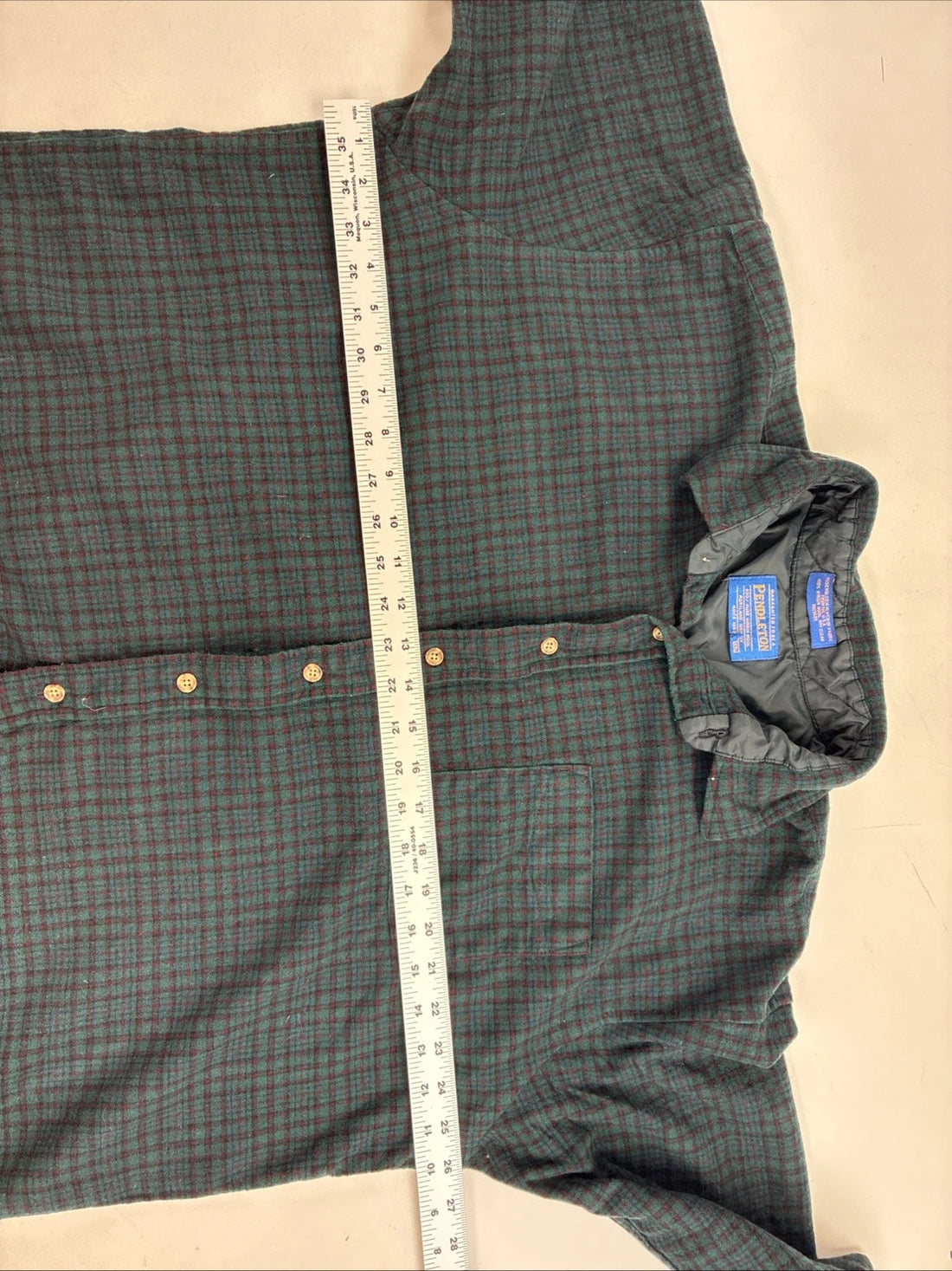 Vintage Pendleton Wool Lodge Button Up Shirt Size 2XL