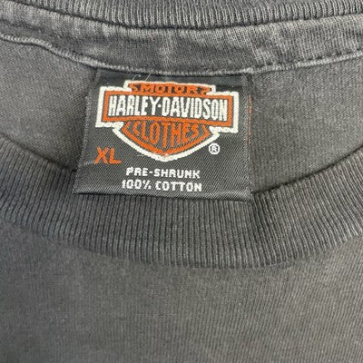Vintage Harley Davidson Bicycle Eagle T-Shirt Size XL Black 1992 90s