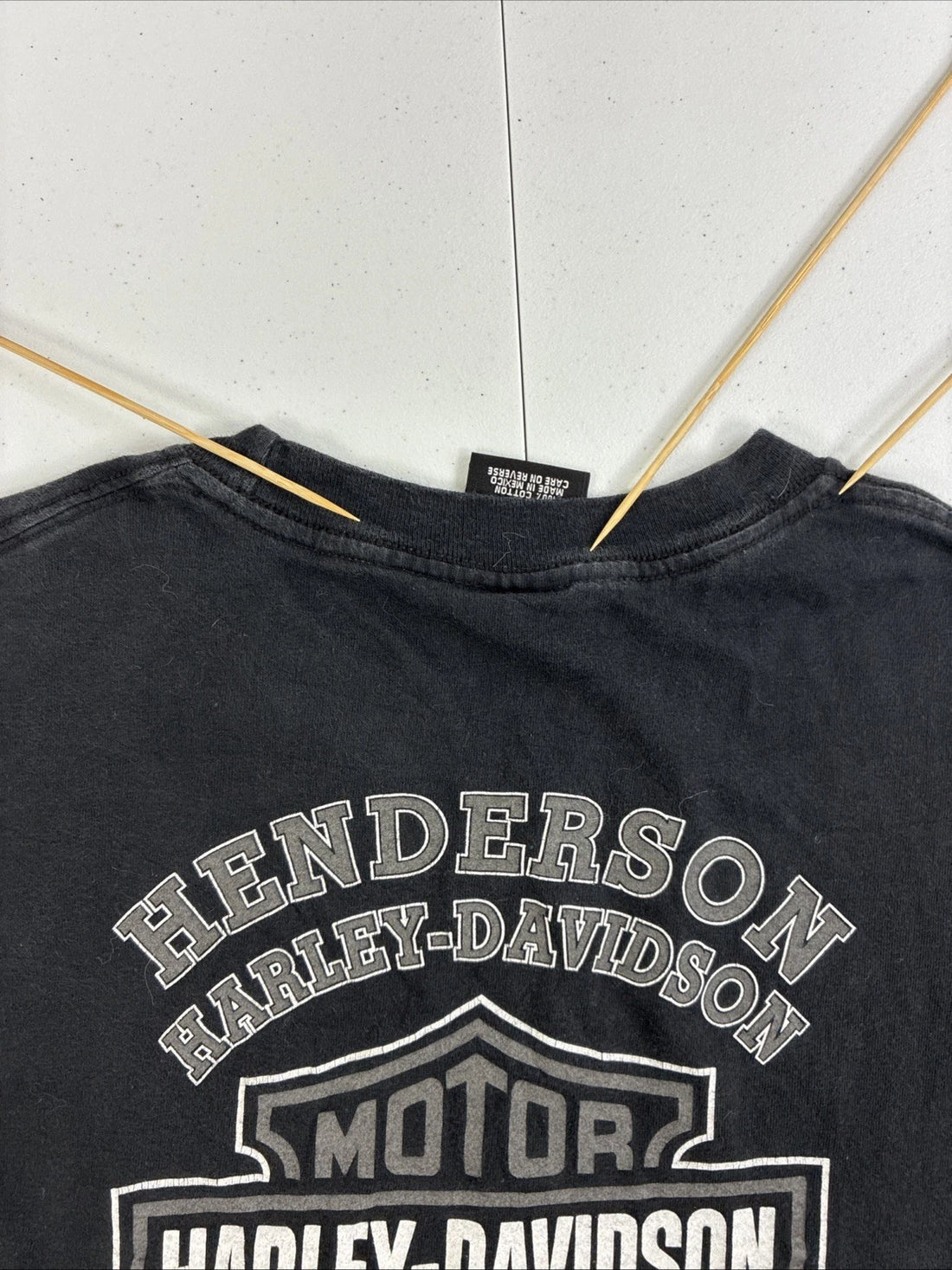 Vintage Harley Davidson Motorcycles Flame Engine T-Shirt XL