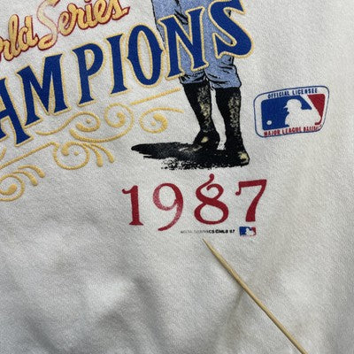 Vintage Minnesota Twins World Series Champs Crewneck Sweatshirt XL 1987 80s MLB