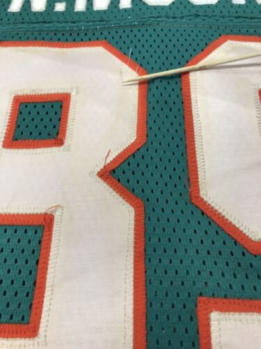 Vintage Miami Dolphins Nat Moore Ravens Jersey Size XS Teal 90s NFL
