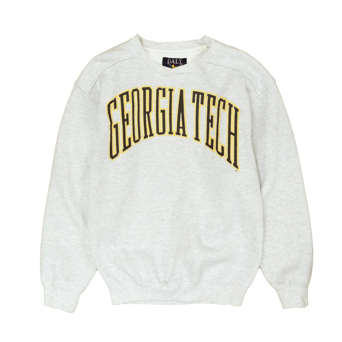 Vintage Georgia Tech Yellow Jackets Galt Sand Sweatshirt Size Small 90s NCAA