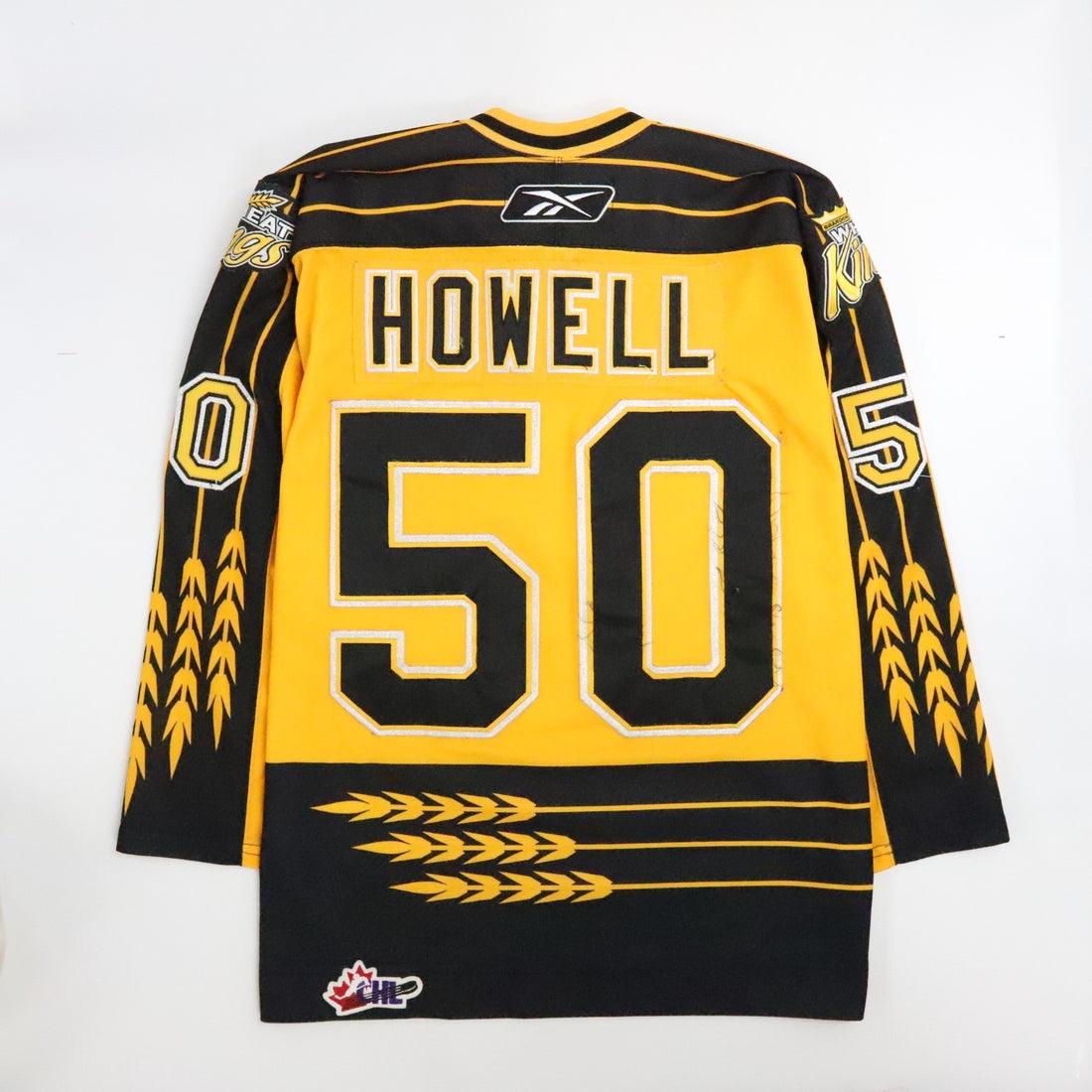 Brandon Wheat Kings Howell Reebok CCM Hockey Jersey Size Large WHL CHL