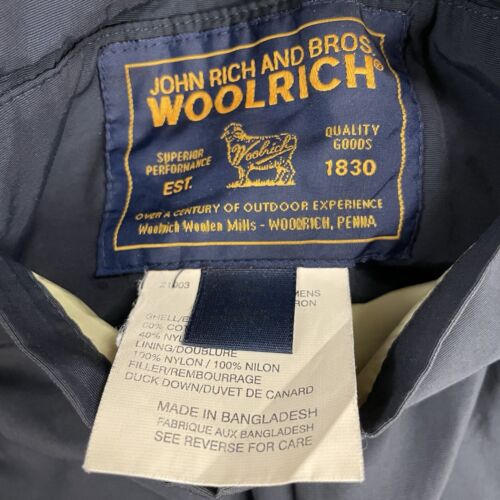 Vintage Woolrich Puffer Vest Jacket Size XL Down Insulated Reversible