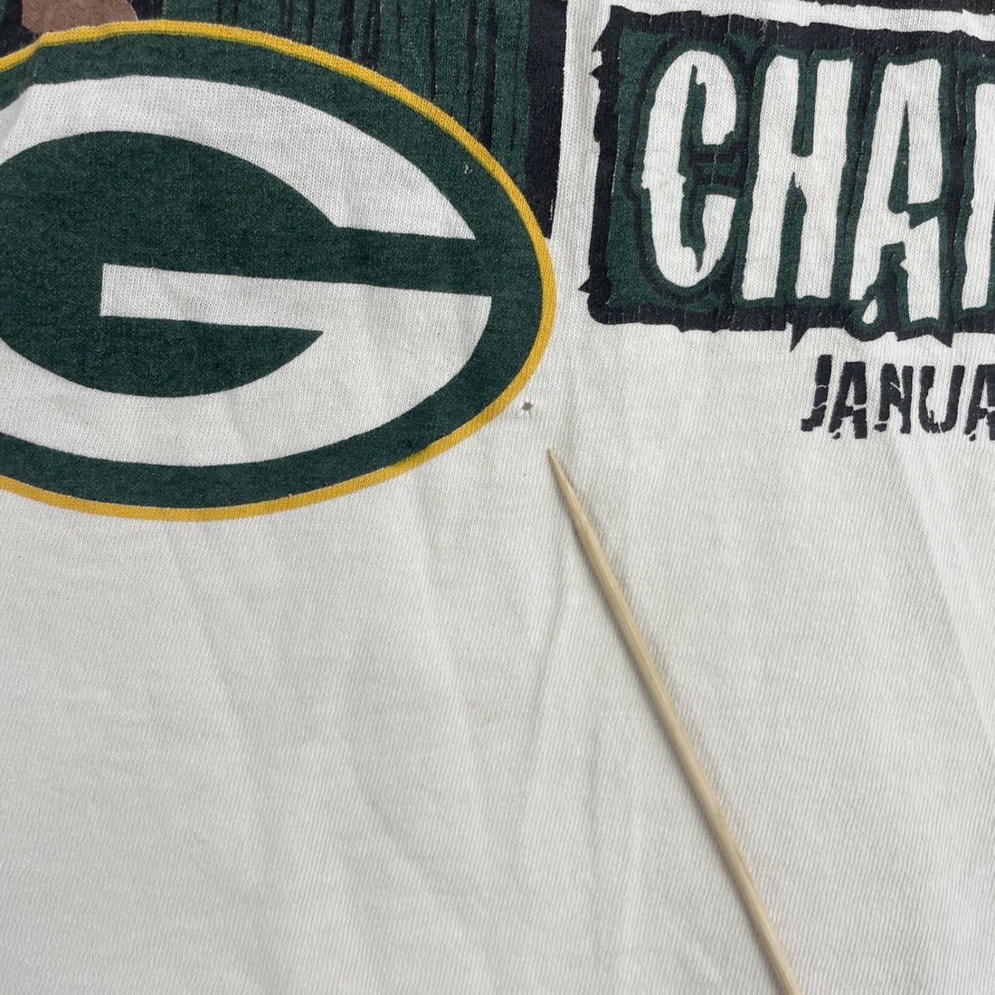 Vintage Green Bay Packers AFC Champs T-Shirt Size Large 1997 NFL