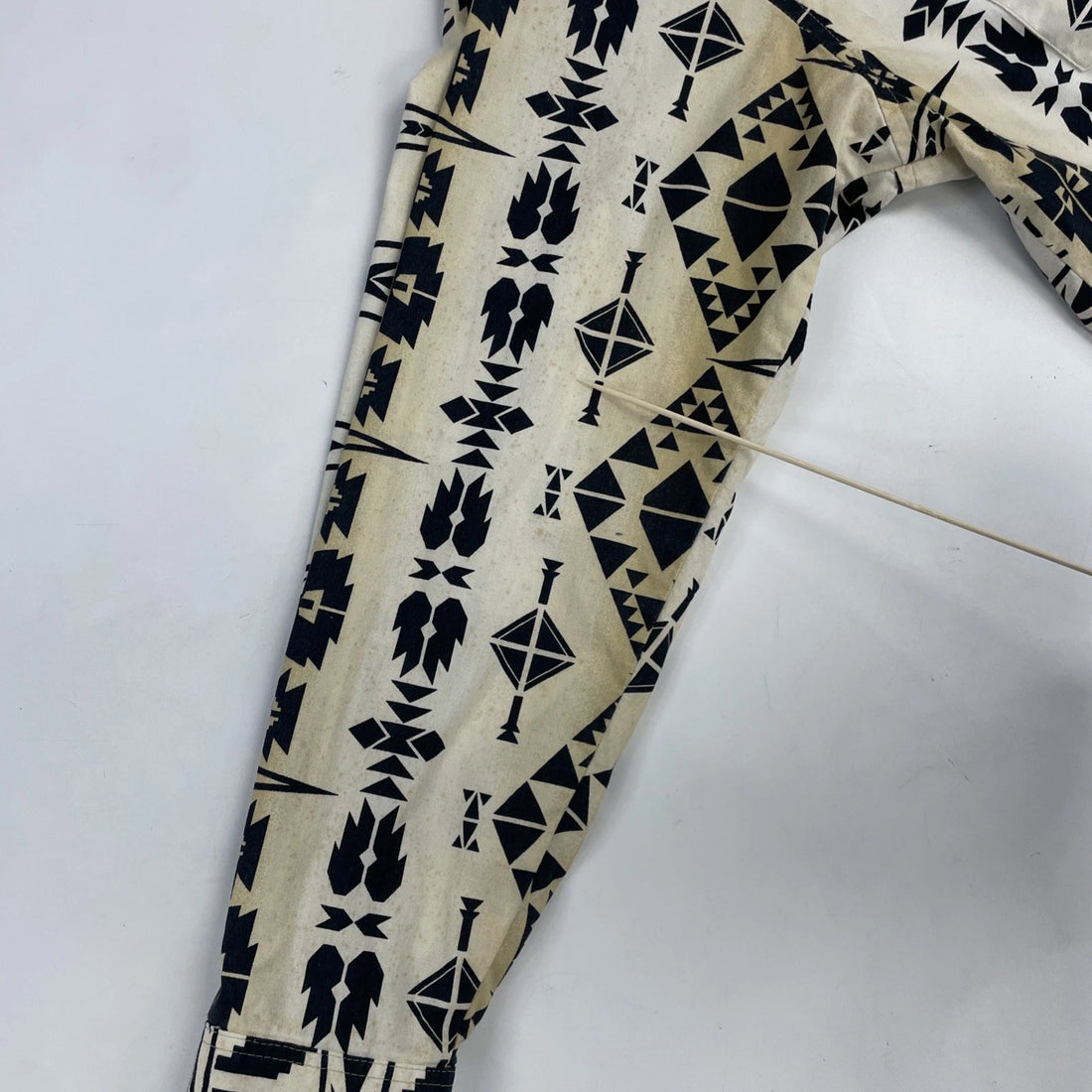 Vintage Wrangler Pearl Snap Shirt Size Large Western Aztec