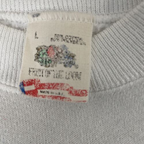 Vintage 90s order STAMP LOVE USA 25c White Sweatshirt