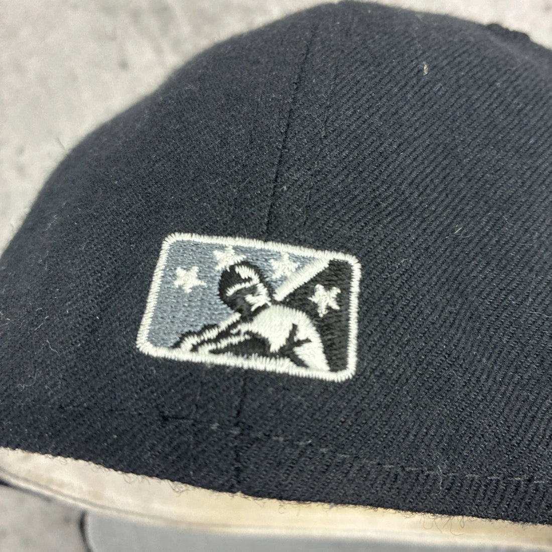 Vintage Ottawa Lynx New Era Wool Fitted Hat Size 7 MiLB