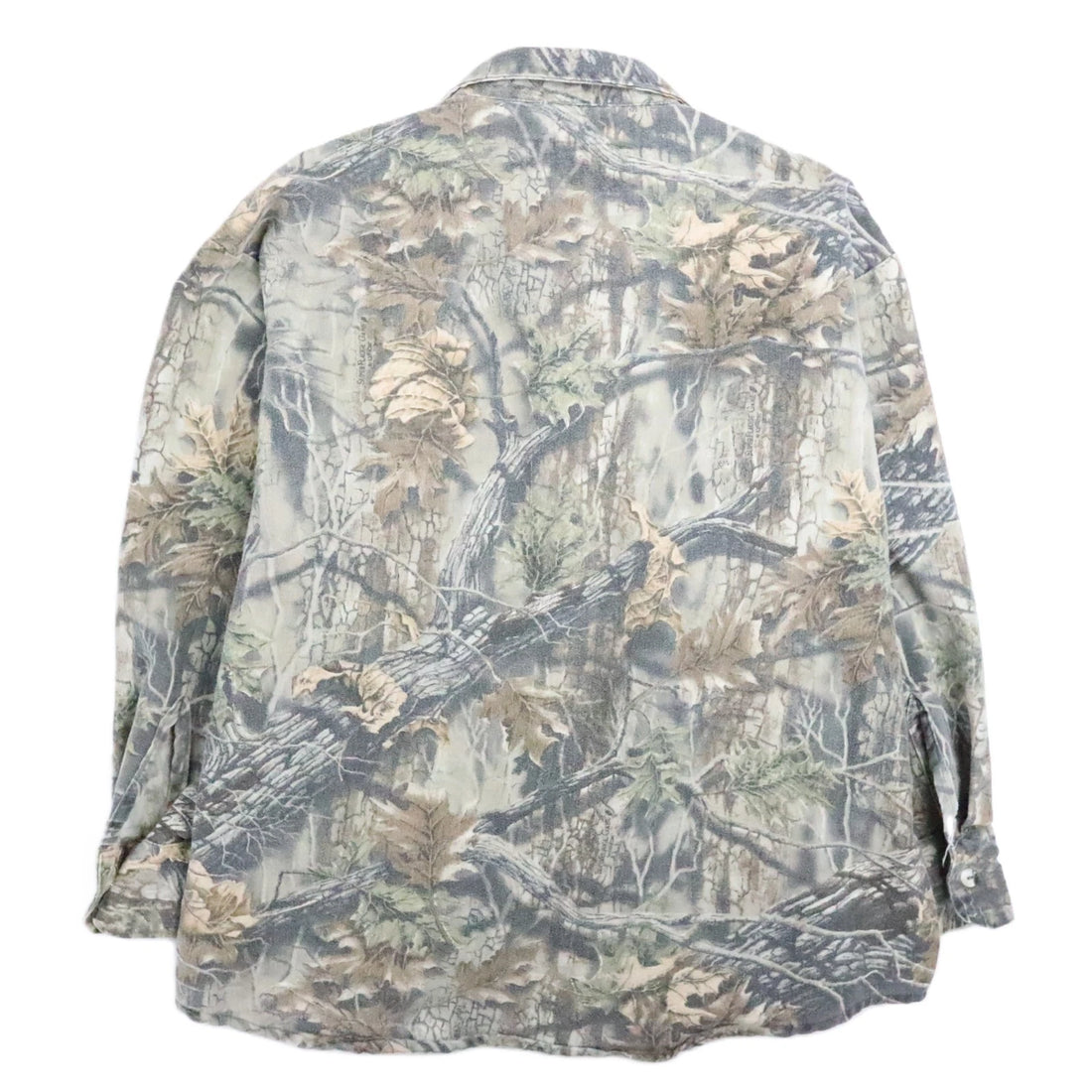 Trail Crest Superflauge Game Camo Button Up Shirt Size 3XL