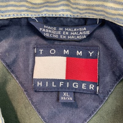 Vintage Tommy Hilfiger Harrington Bomber Jacket Size XL Green