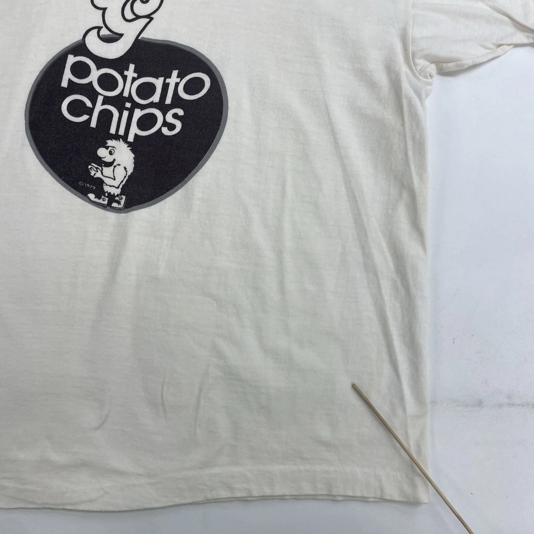Vintage Mr G Potato Chips Champion Ringer T-Shirt Size Large 80s
