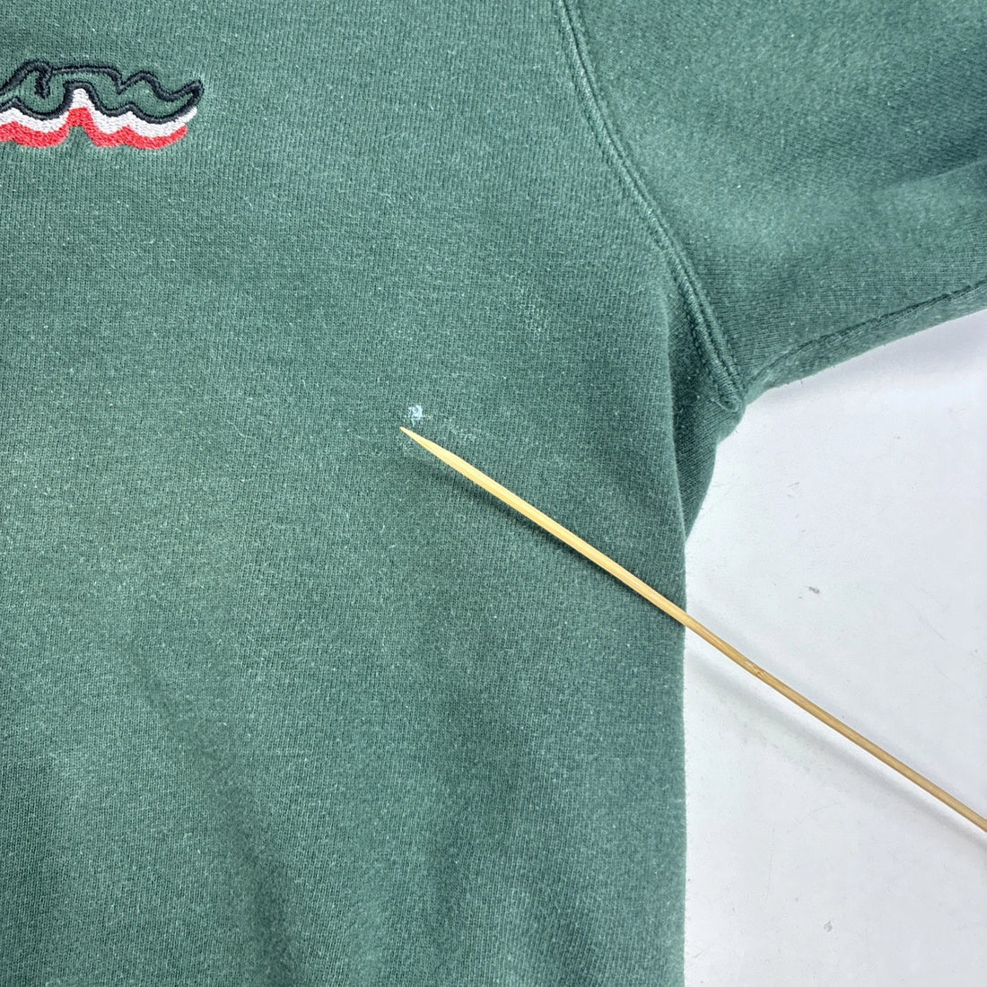 Vintage Champion Spell Out Crewneck Sweatshirt Size Large Green