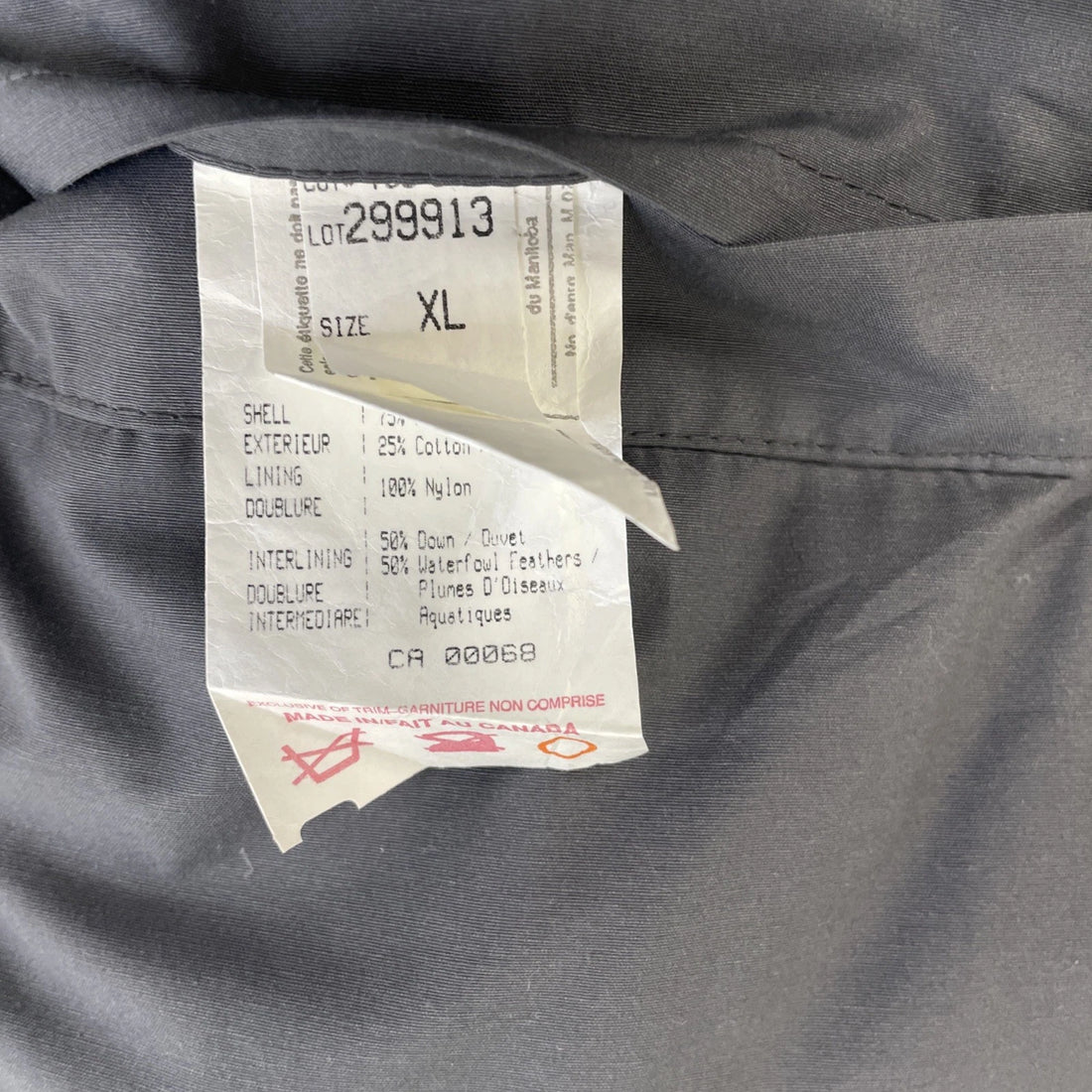 Vintage Puffer Vest Jacket Size XL Gray Insulated