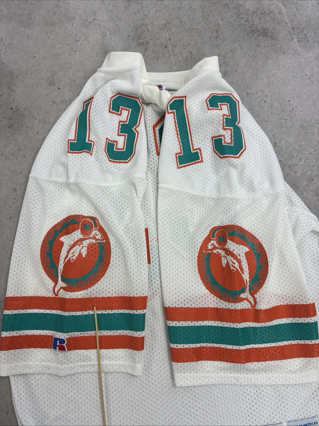 Vintage Miami Dolphins Dan Marino Russell Athletic Jersey Size 42 NFL