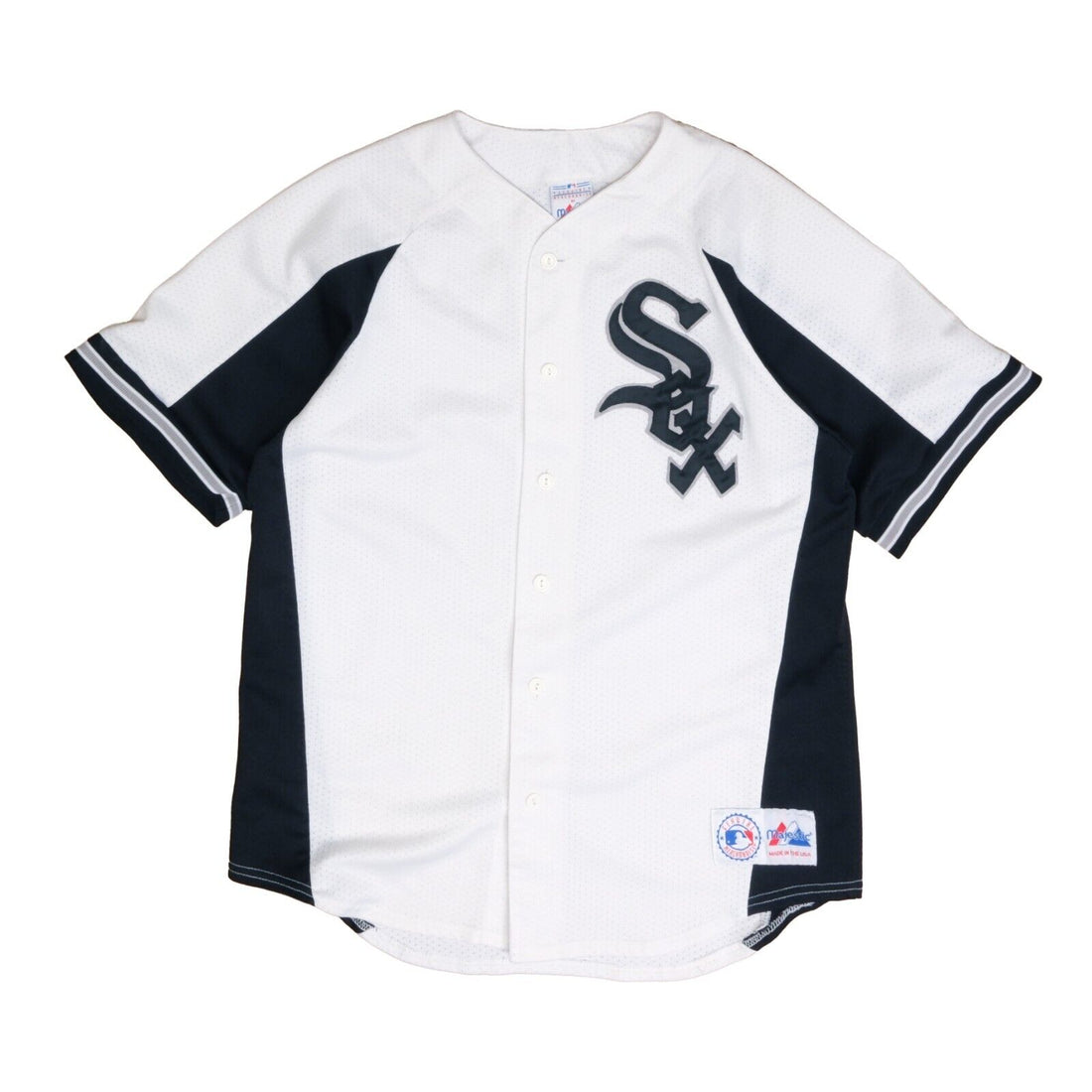 Vintage Chicago White Sox Majestic Baseball Jersey Size Large White MLB
