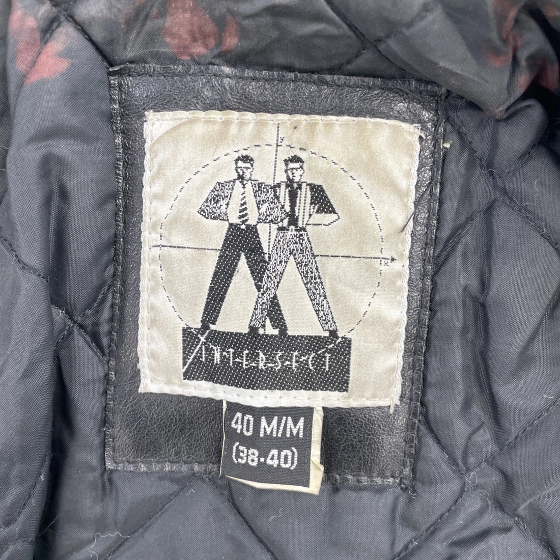 Intersect Live The Adventure Leather Classic Motorcycle Jacket Size 40 Black