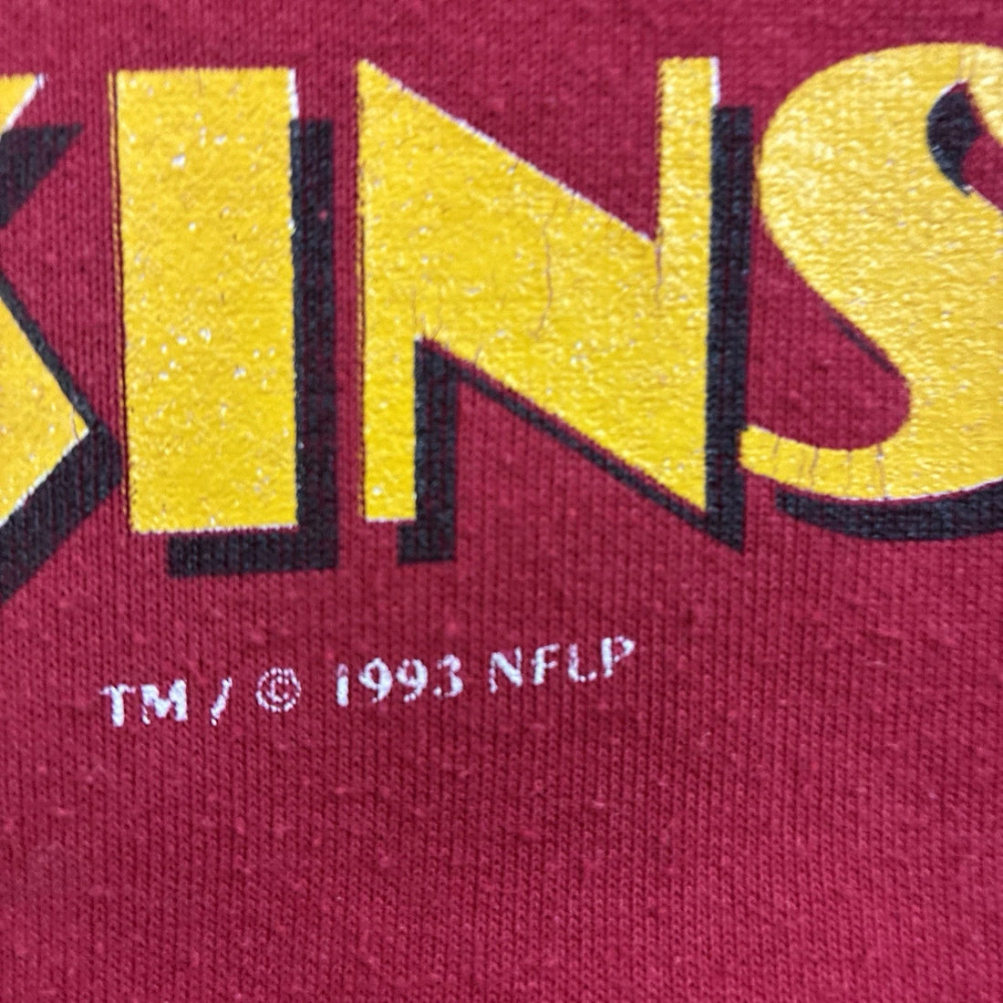 Vintage Washington Redskins Nutmeg Sweatshirt Crewneck Size Large 90s NFL