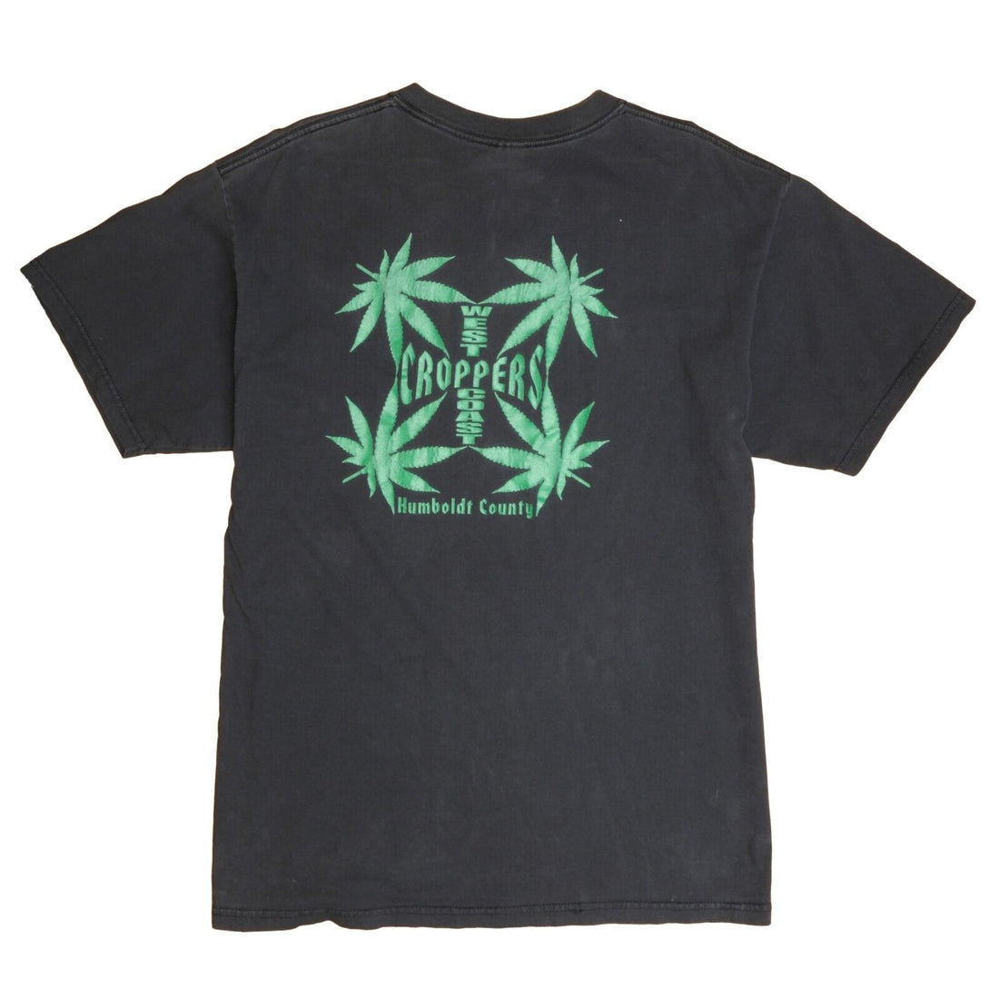 Vintage West Coast Croppers T-Shirt Size XL Pot Weed Marijuana Parody