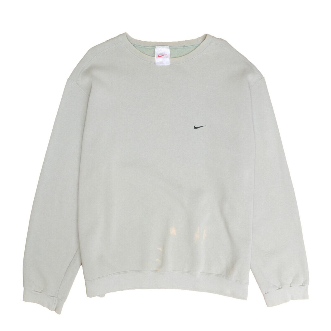 Vintage Nike Sweatshirt Crewneck Size XL Sage Green Embroidered Swoosh 90s