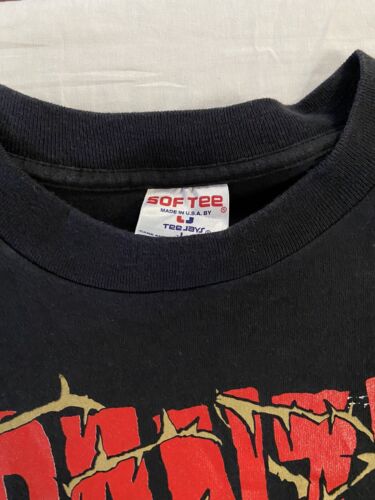 Vintage Danzig God Don't Like It T-Shirt Size Large Band Tee 1988