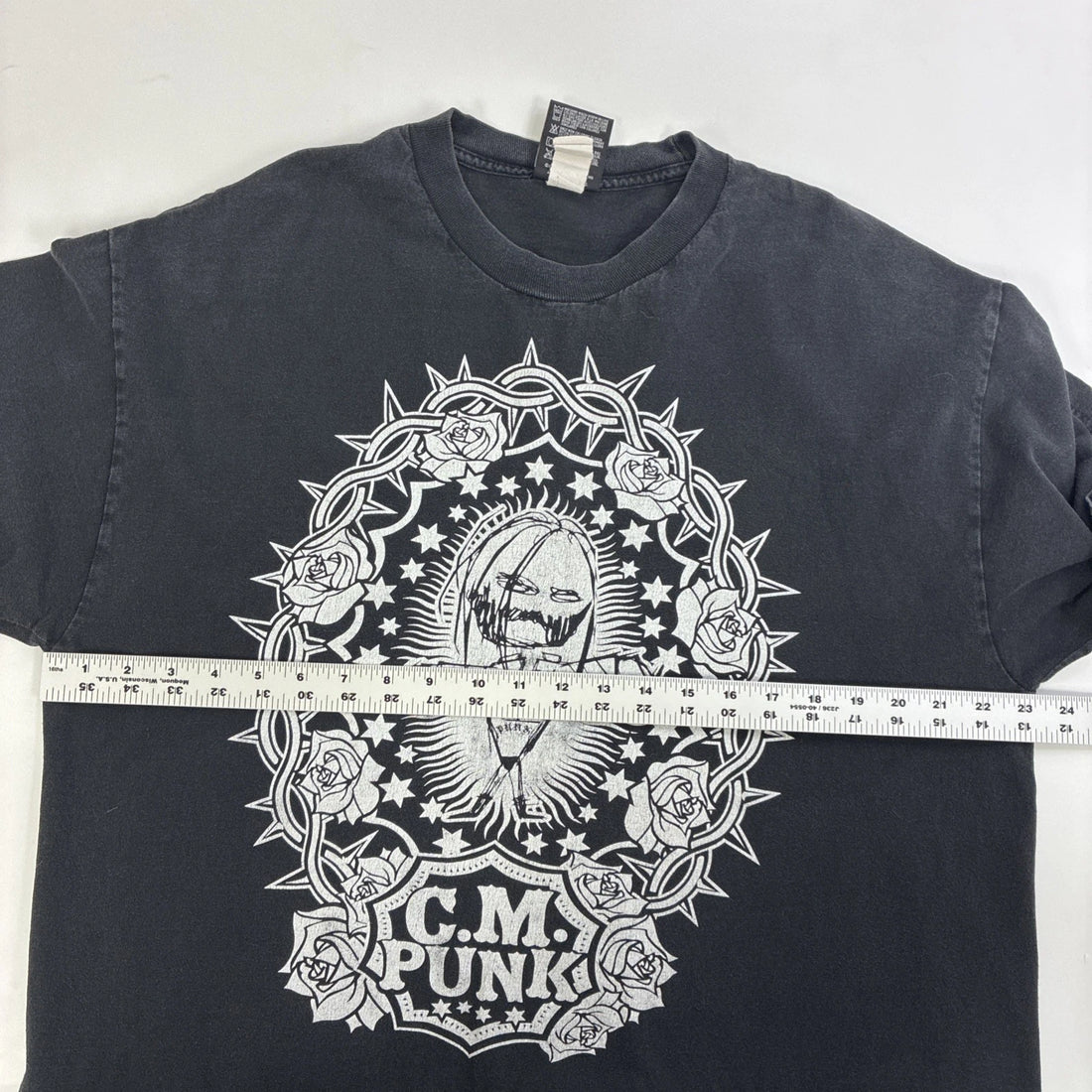 CM Punk Straight Edge Society Wrestling T-Shirt Size XL WWE
