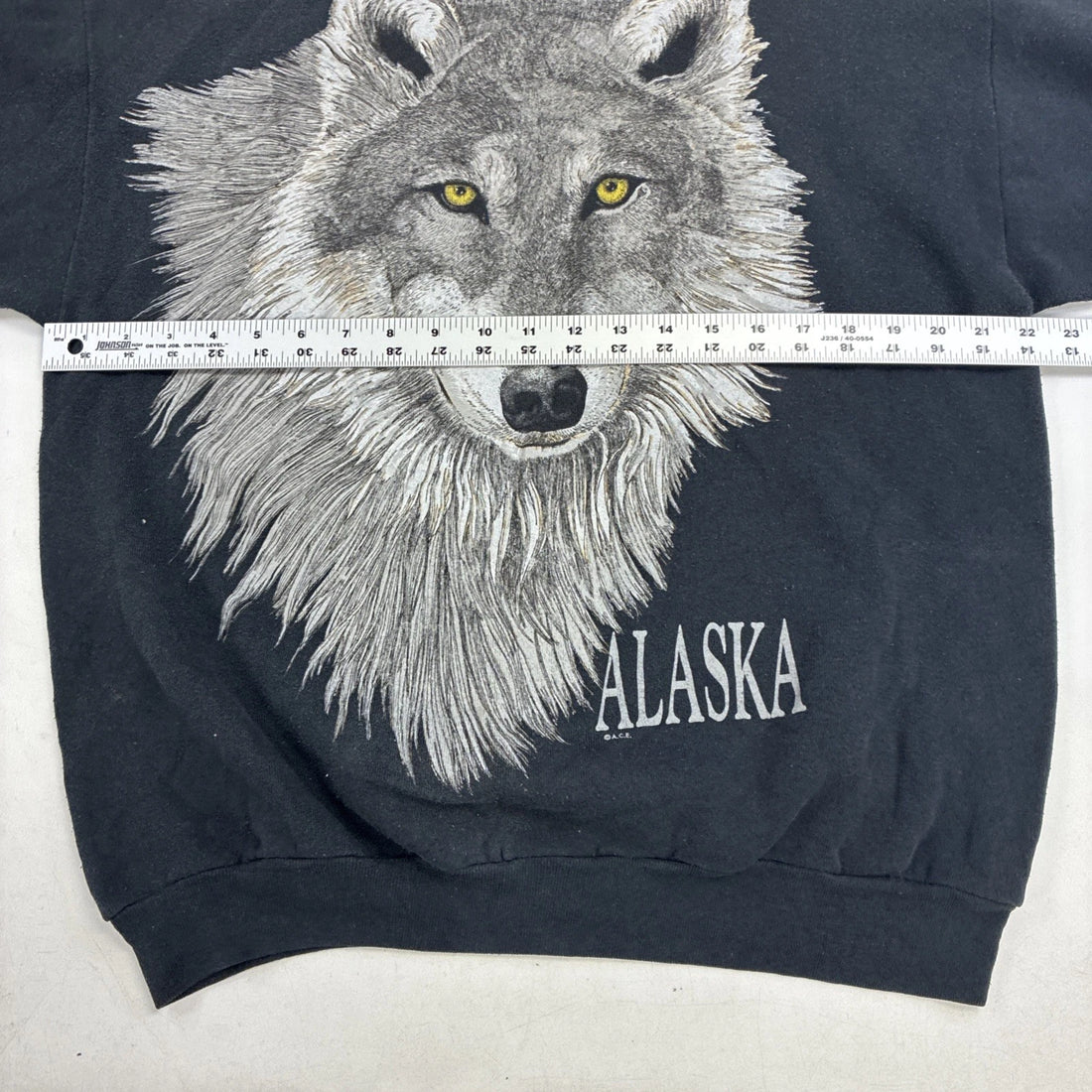 Vintage Wolf Alaska Crewneck Sweatshirt Size Large