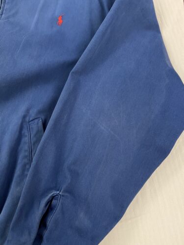 Vintage Polo Ralph Lauren Harrington Jacket Size Medium Blue