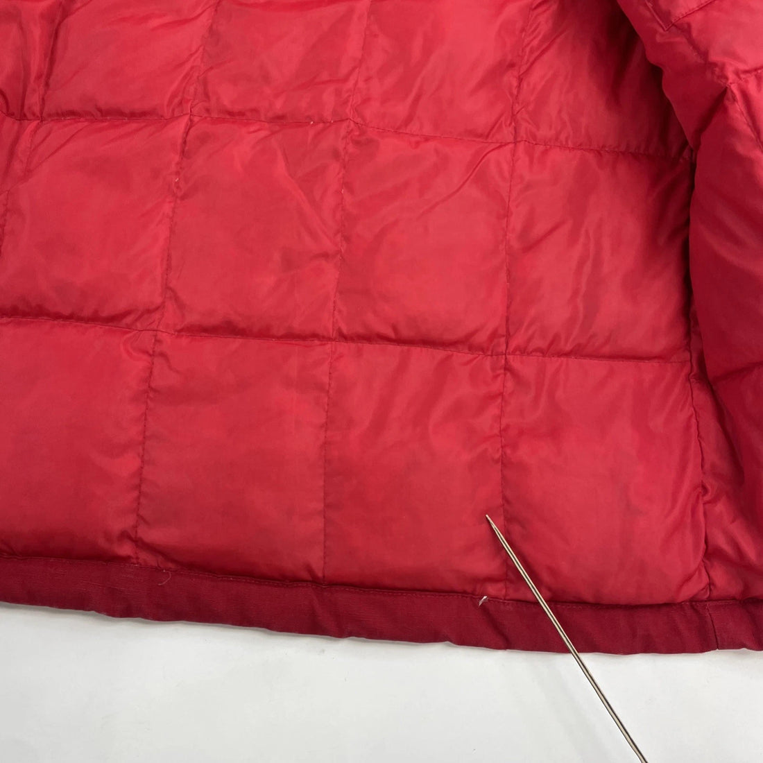 Vintage Eddie Bauer Barn Coat Chore Parka Work Jacket Large Red Insulated