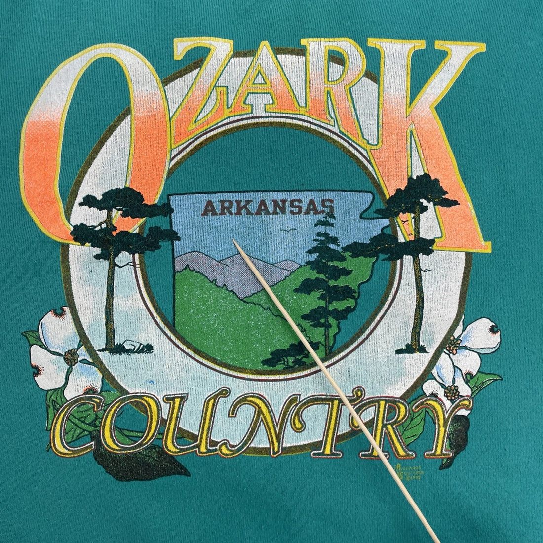 Vintage Ozark Country Crewneck Sweatshirt Size XL Souvenir 90s