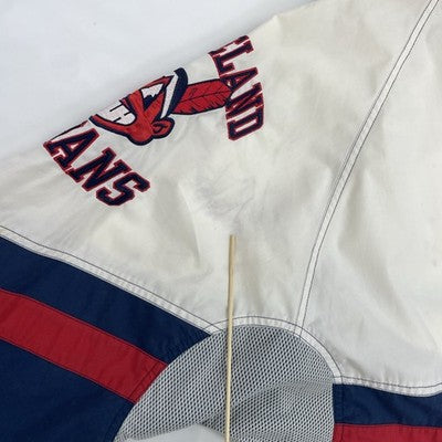 Vintage Cleveland Indians Starter Windbreaker Light Jacket Size XL MLB