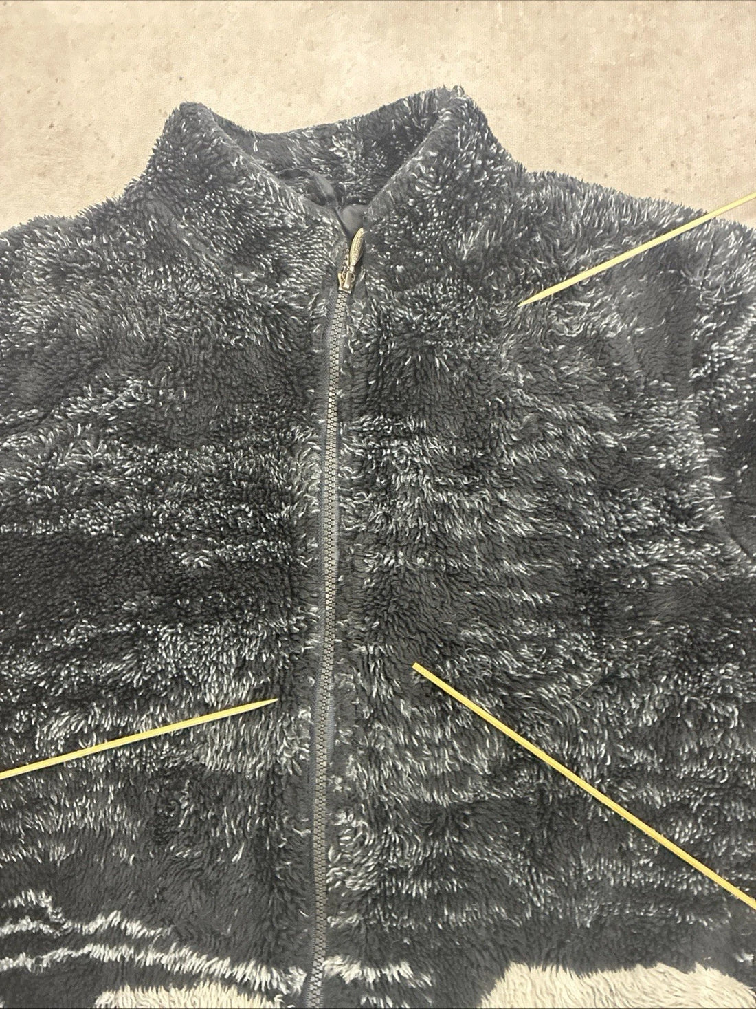 Vintage Polar Bear Fleece Jacket Size Large