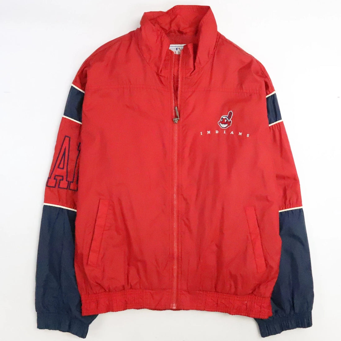 Vintage Cleveland Indians Starter Windbreaker Light Jacket Size Medium MLB