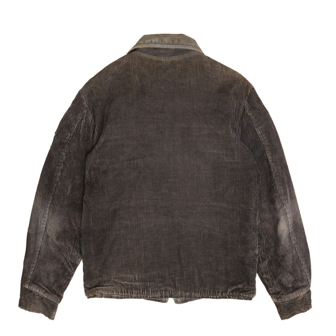 Vintage Gary Mor Corduroy Coat Jacket Medium Brown Lightning Zip