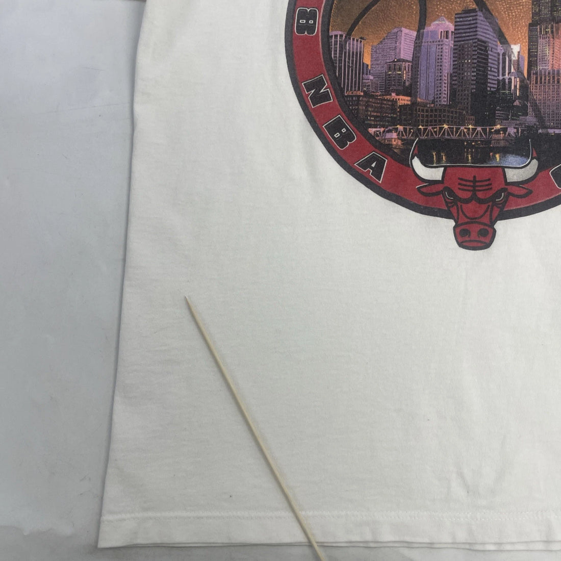 Vintage Chicago Bulls Repeat 3-Peat NBA Champions T-Shirt Size XL 90s