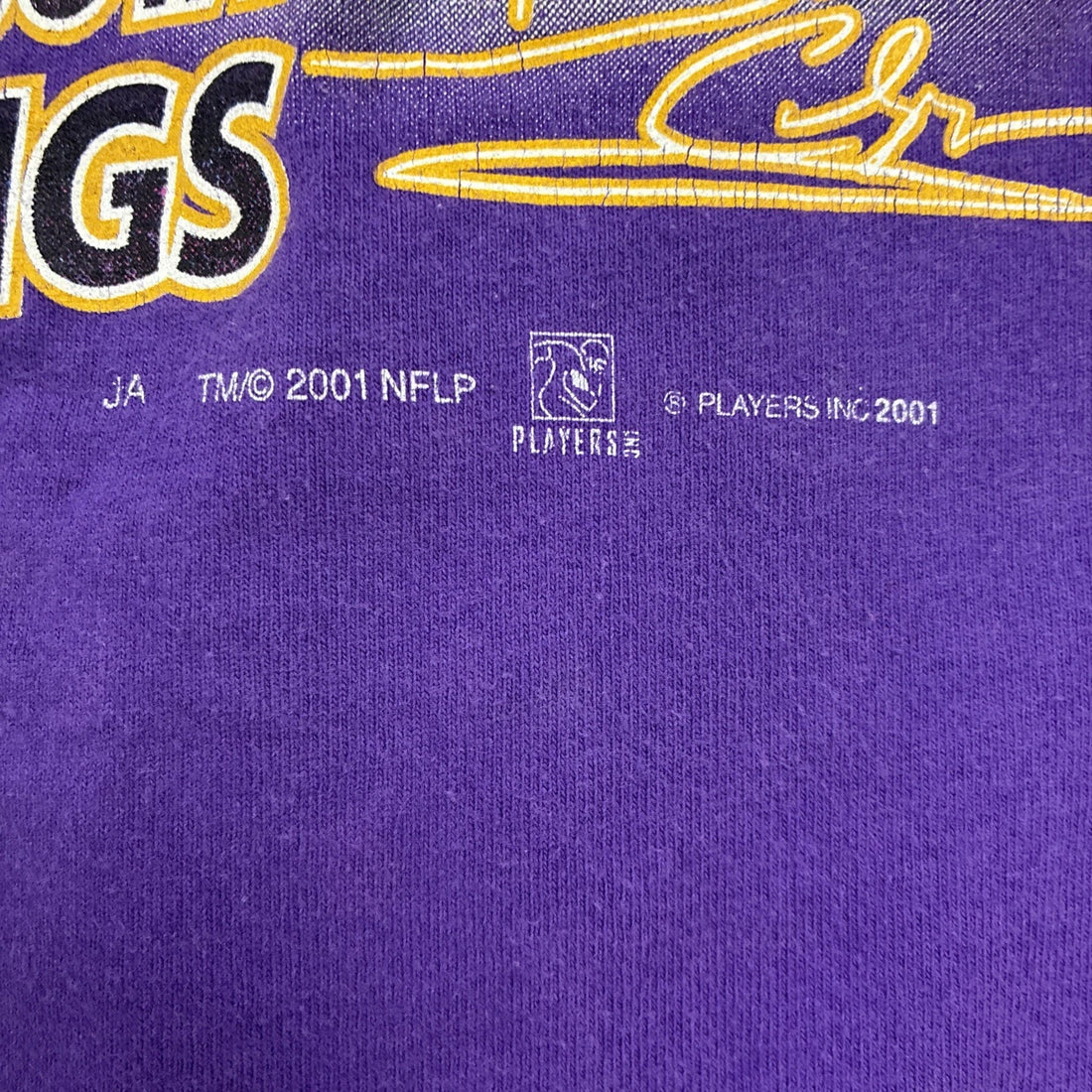 Vintage Minnesota Vikings Daunte Culpepper T-Shirt Size XL 2001 NFL