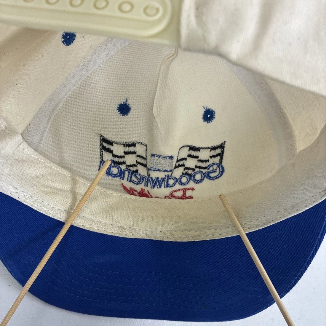 Vintage GM Goodwrench Racing Snapback Hat Cap OSFA 90s