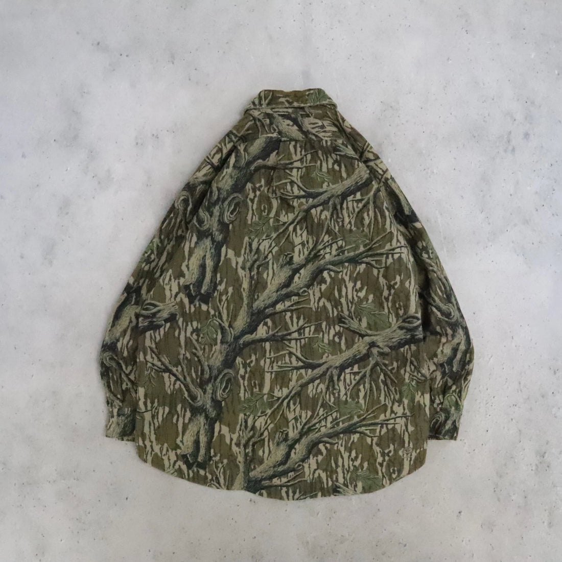 Vintage Mossy Oak Camo Button Up Shirt Size Large