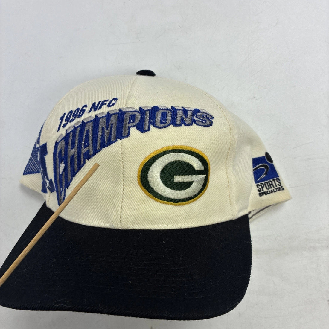 Vintage Green Bay Packers Wool Shadow Sports Specialties Snapback Hat 1996 NFL
