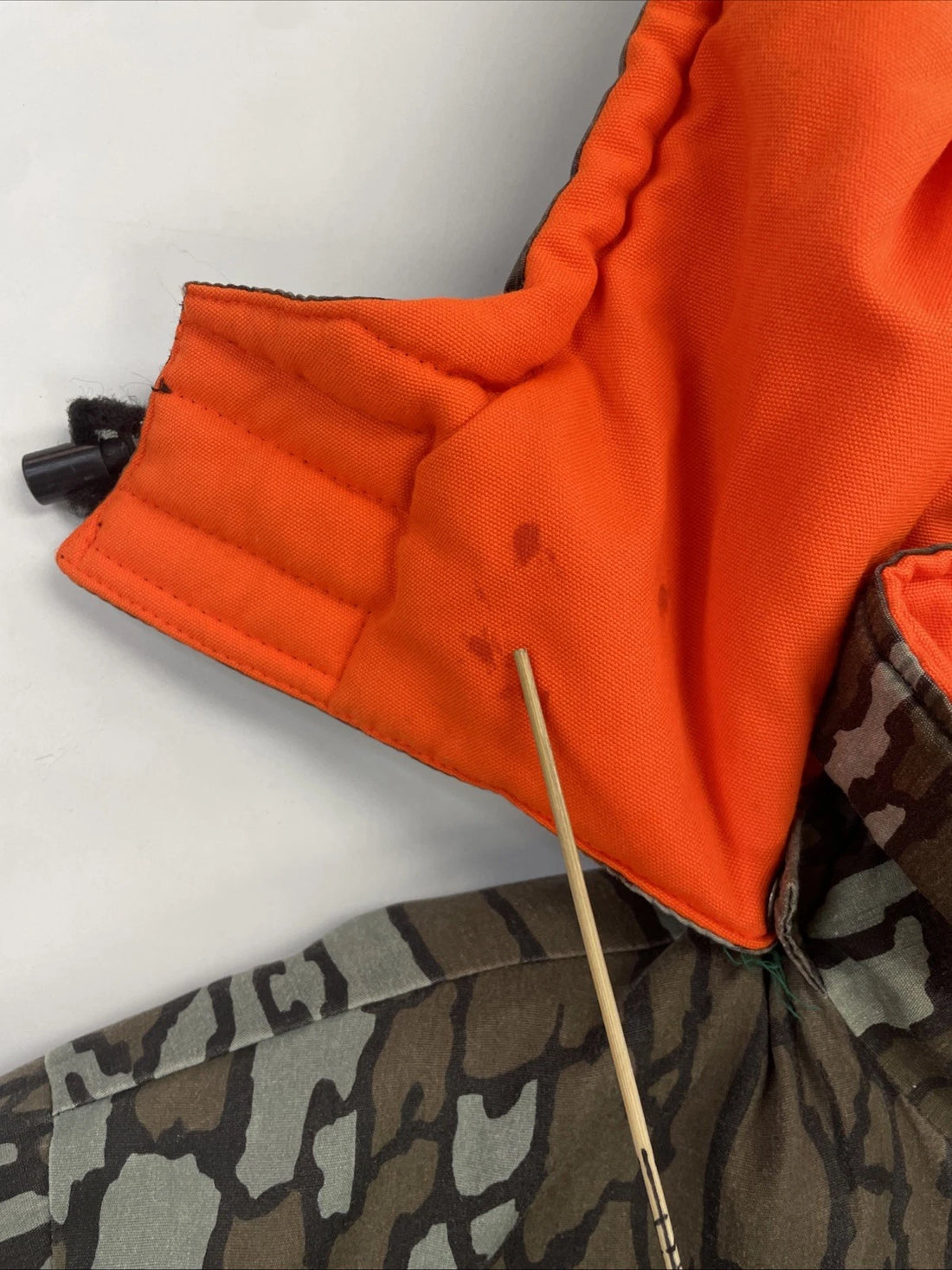 Vintage Winchester Rebark Camo Hunting Jacket Size Large Reversible