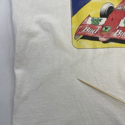 Vintage Kenny Bernstein's Budweiser King Racing T-Shirt Size Large 1991 90s