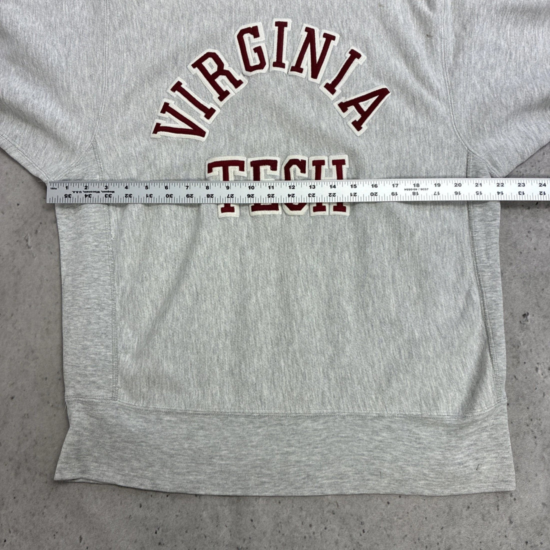 Vintage Virginia Tech Champion Reverse Weave Crewneck Sweatshirt Size XL 80s