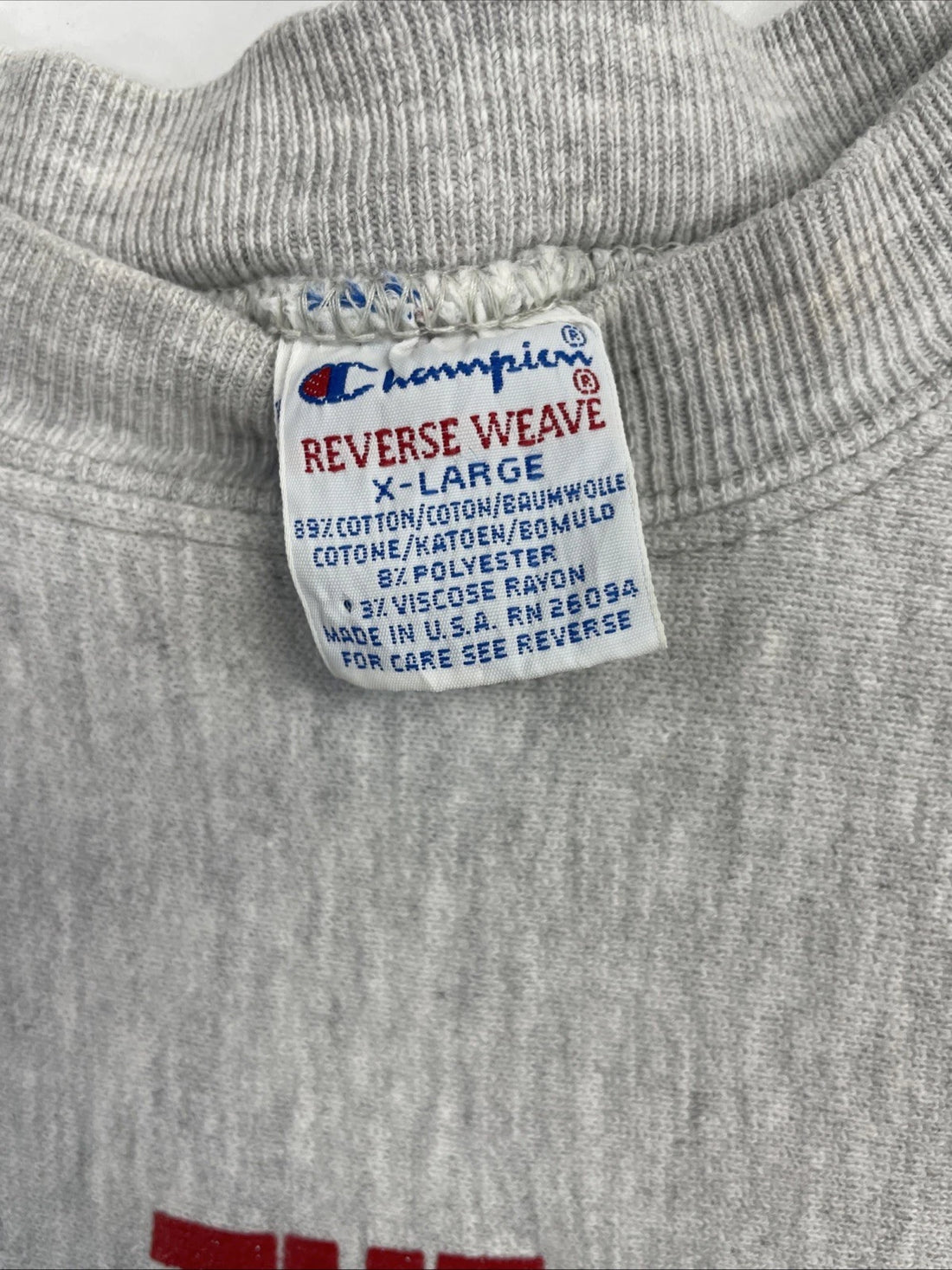 Vintage The Skyline Clubs Champion Reverse Weave Sweatshirt Size XL 90s