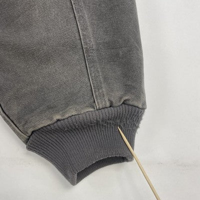 Carhartt Canvas Active Bomber Work Jacket Size 2XL Tall Gray