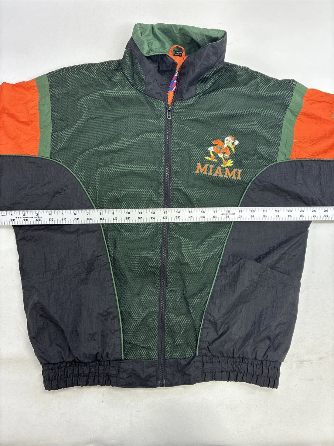 Vintage Miami Hurricanes Pro Player Windbreaker Light Jacket Size Small NCAA